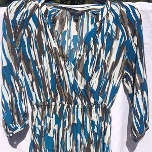Banana Republic petite faux wrap dress 00 petite